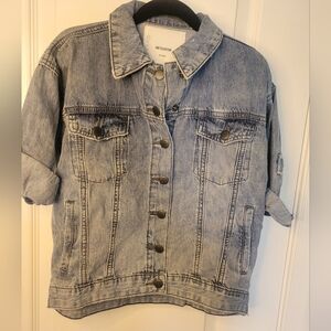 ONE TEASPOON Kids Denim Jacket Size 4-5. Unisex NWT